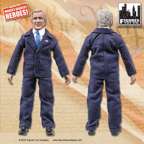 Presidents - George W. Bush (Blue Suit) 8" Action Figure - Zlc Collectibles