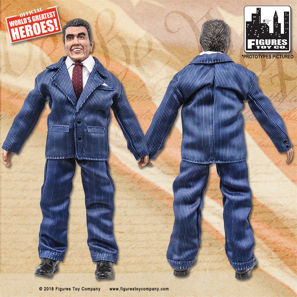 Presidents - Ronald Reagan (Blue Suit) 8" Action Figure - Zlc Collectibles