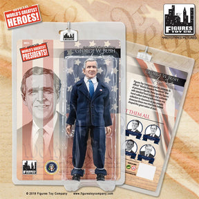 Presidents - George W. Bush (Blue Suit) 8" Action Figure - Zlc Collectibles