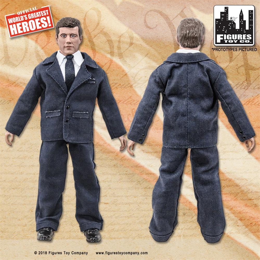 Presidents - John F. Kennedy (Blue Suit) 8" Action Figure - Zlc Collectibles