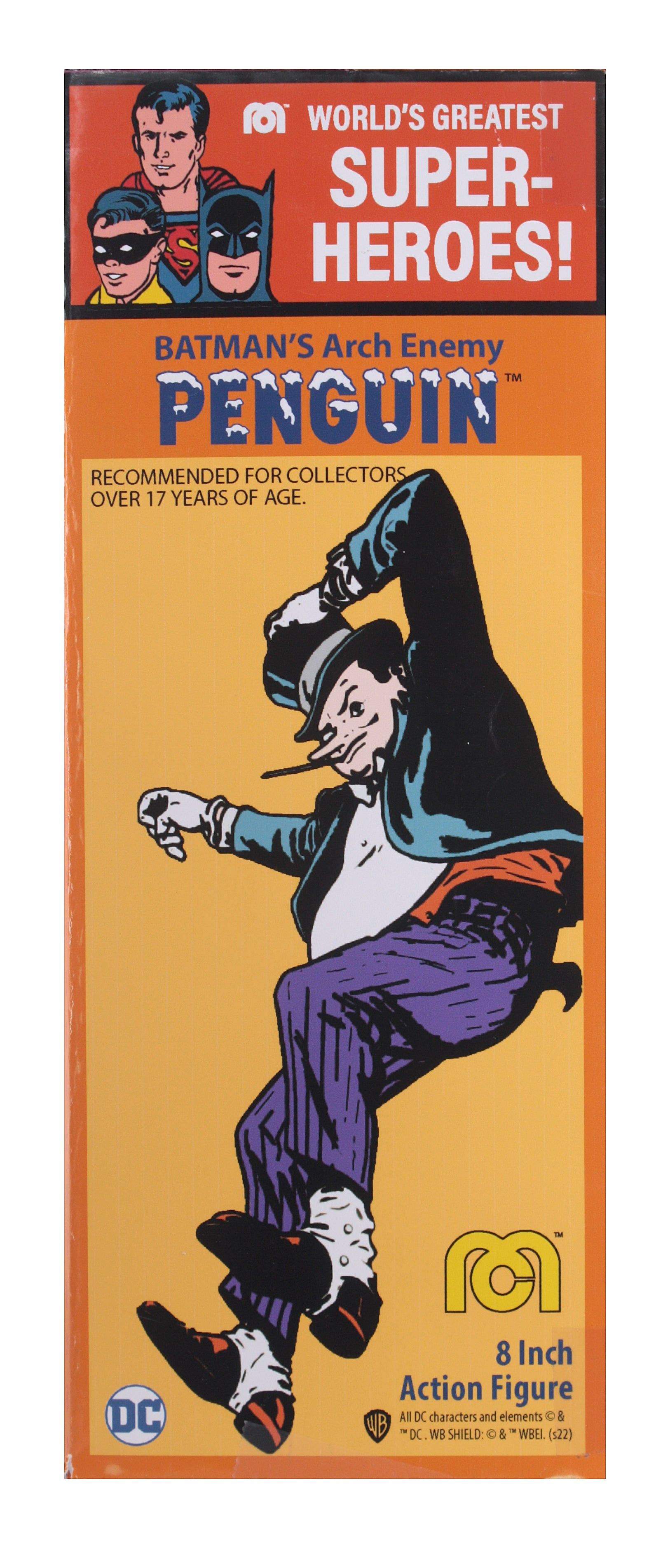 Mego Wave 17 - Penguin 50th Anniversary World's Greatest Superheroes (Classic Box) 8" Action Figure