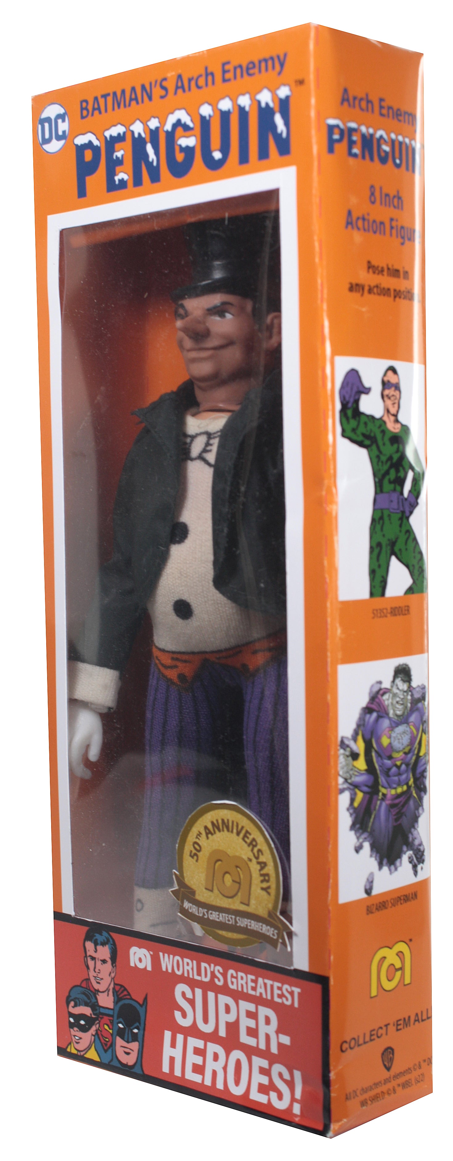 Mego Wave 17 - Penguin 50th Anniversary World's Greatest Superheroes (Classic Box) 8" Action Figure