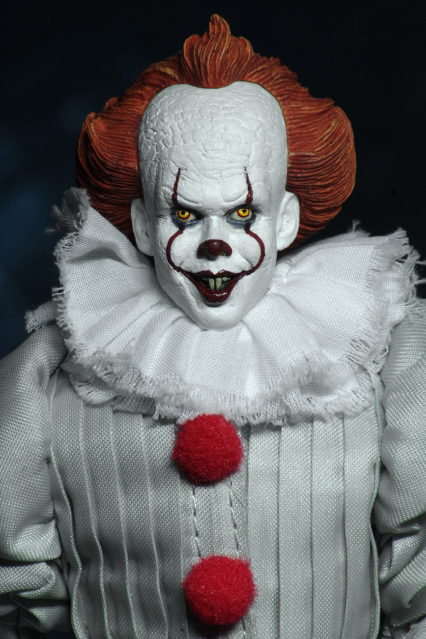 NECA - IT (2017) - Pennywise 8" Clothed Action Figure - Zlc Collectibles