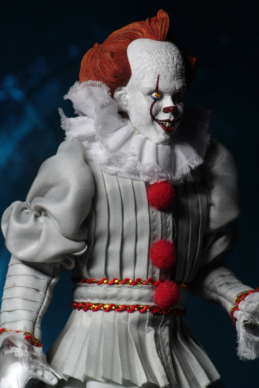 NECA - IT (2017) - Pennywise 8" Clothed Action Figure - Zlc Collectibles