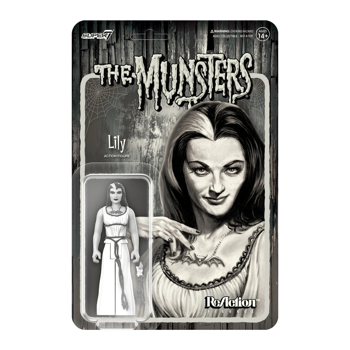 Munsters ReAction Figure - Lily (Grayscale)