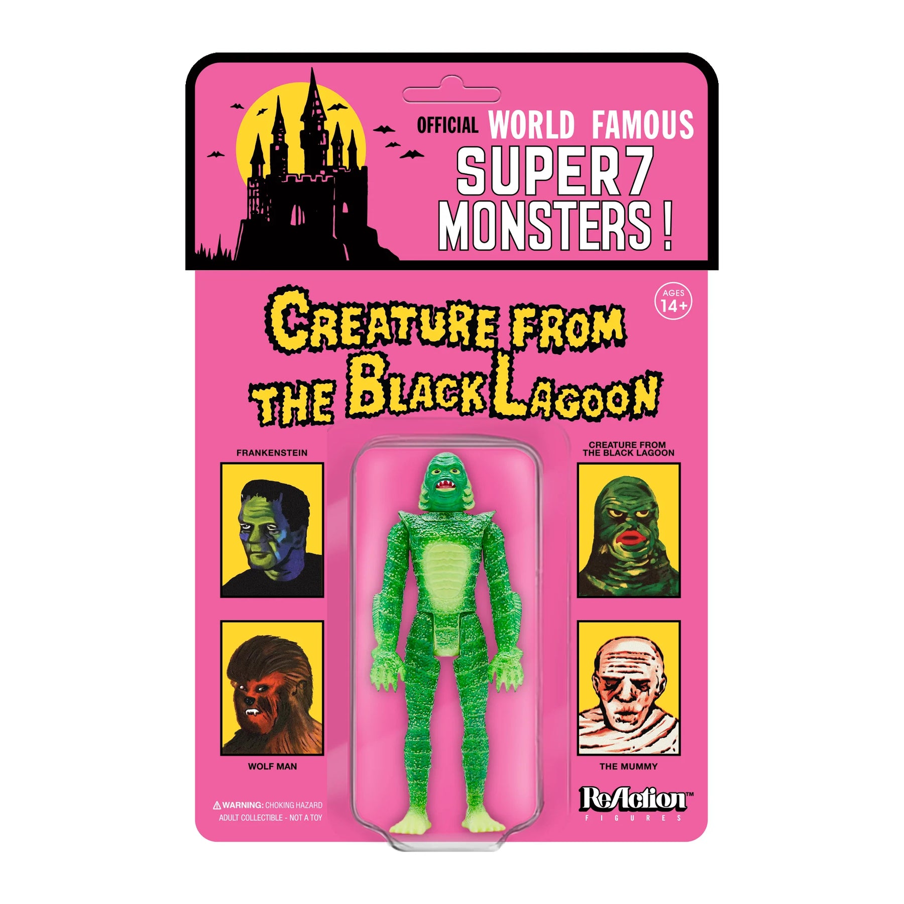 Universal Monsters ReAction Figure - "Super" Creature (Narrow Sculpt On Card)