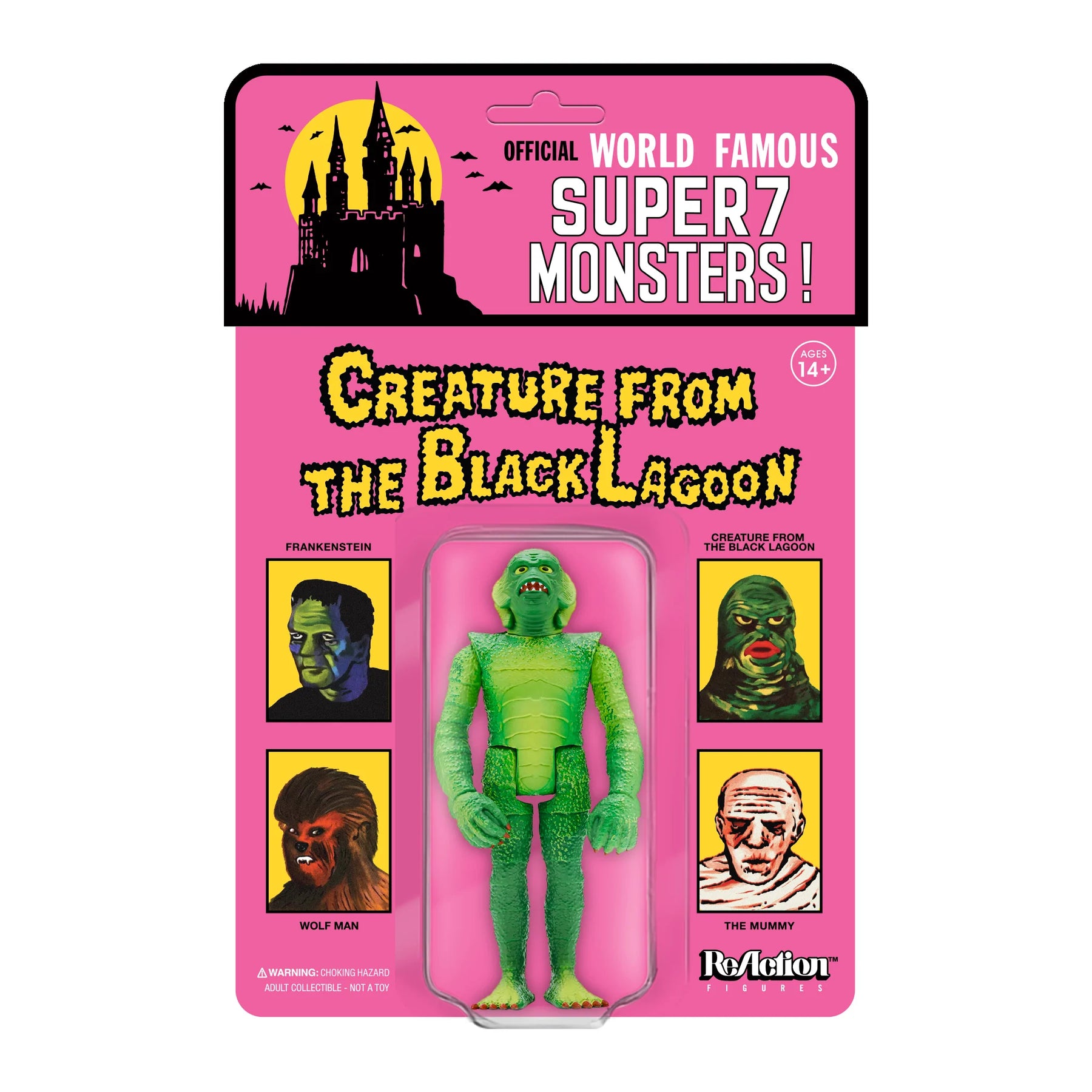 Universal Monsters ReAction Figure - "Super" Creature (Wide Sculpt On Card)