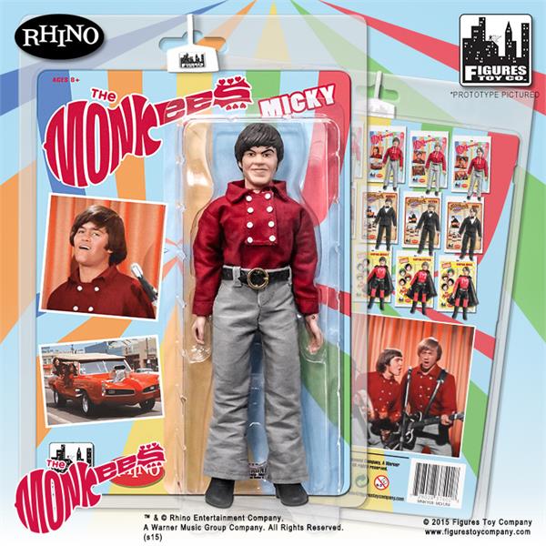 The Monkees - Micky Dolenz (Red Band Outfit) 8" Action Figure
