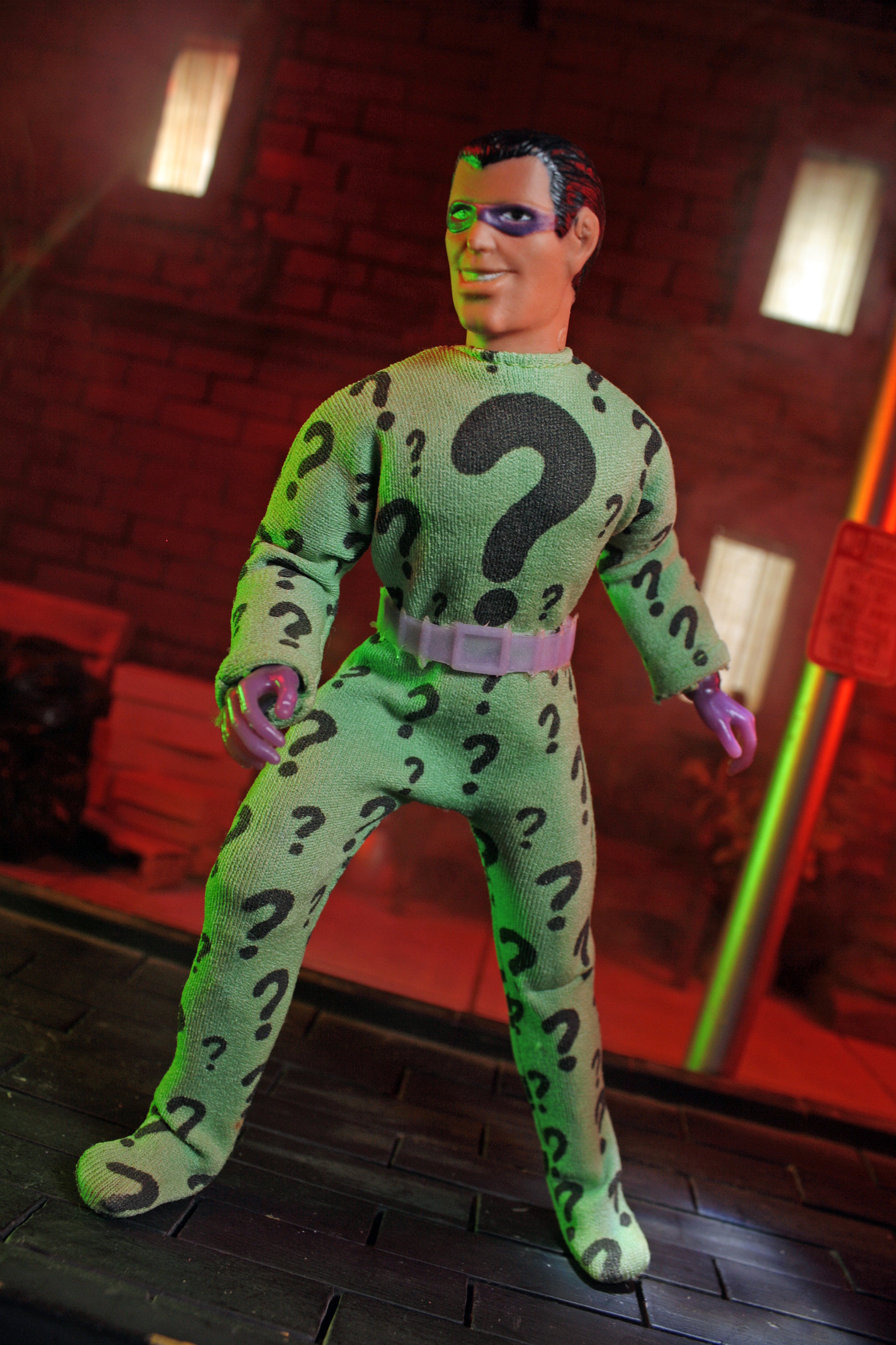 Mego Wave 17 - Riddler 50th Anniversary World's Greatest Superheroes (Classic Box) 8" Action Figure