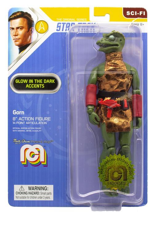 Mego Star Trek Wave 6 - Gorn 8" Action Figure (Glow In The Dark Eyes, Spines, And Teeth) - Zlc Collectibles