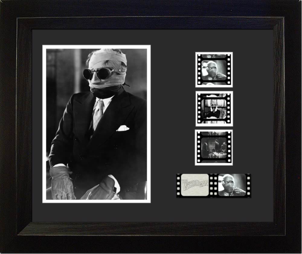 The Invisible Man (1933 Claude Rains) Horror Display Film Cell - Zlc Collectibles