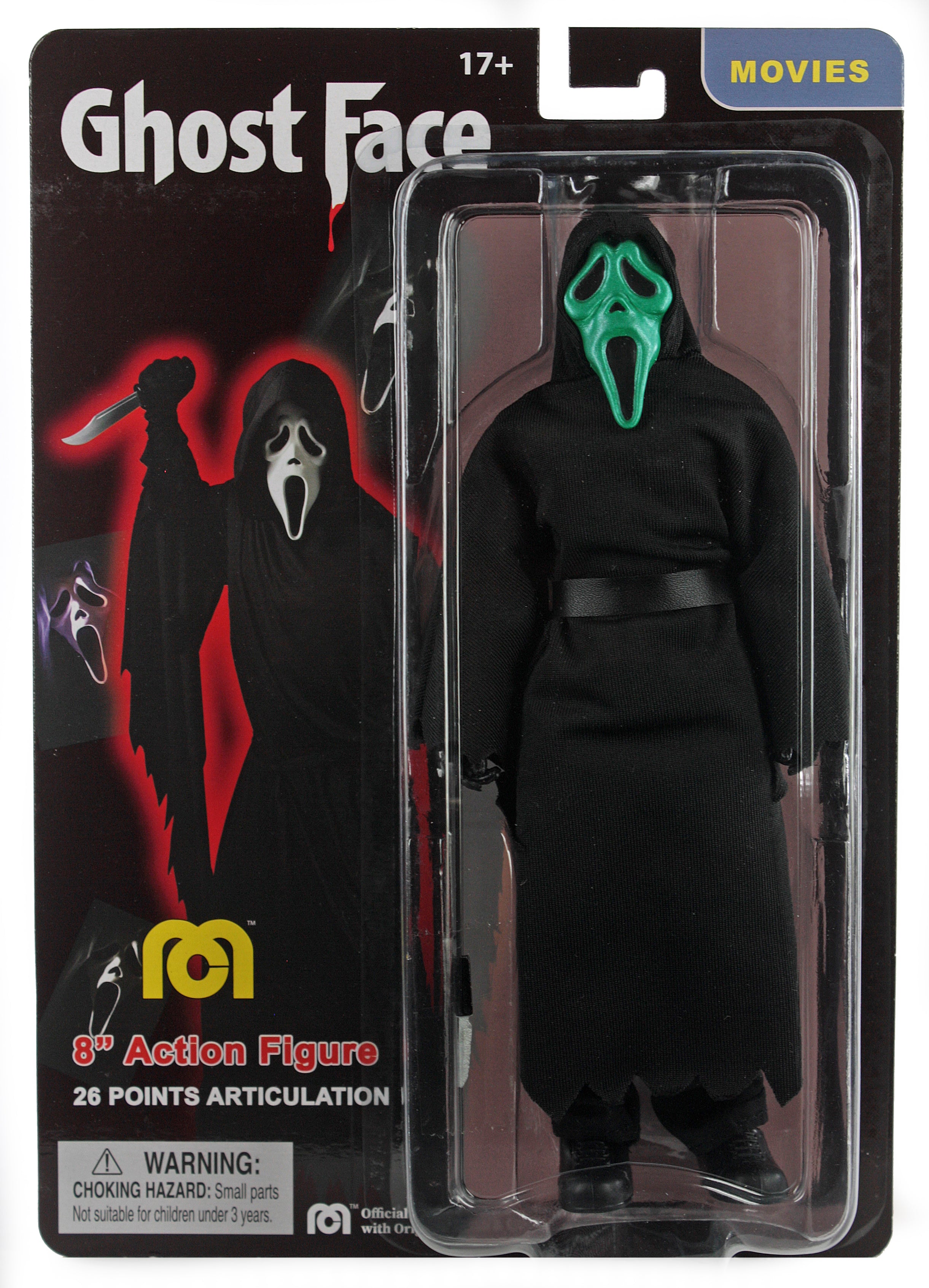 Mego Movies Wave 17 - Ghostface (Assorted Skull Face Colors) 8" Action Figure