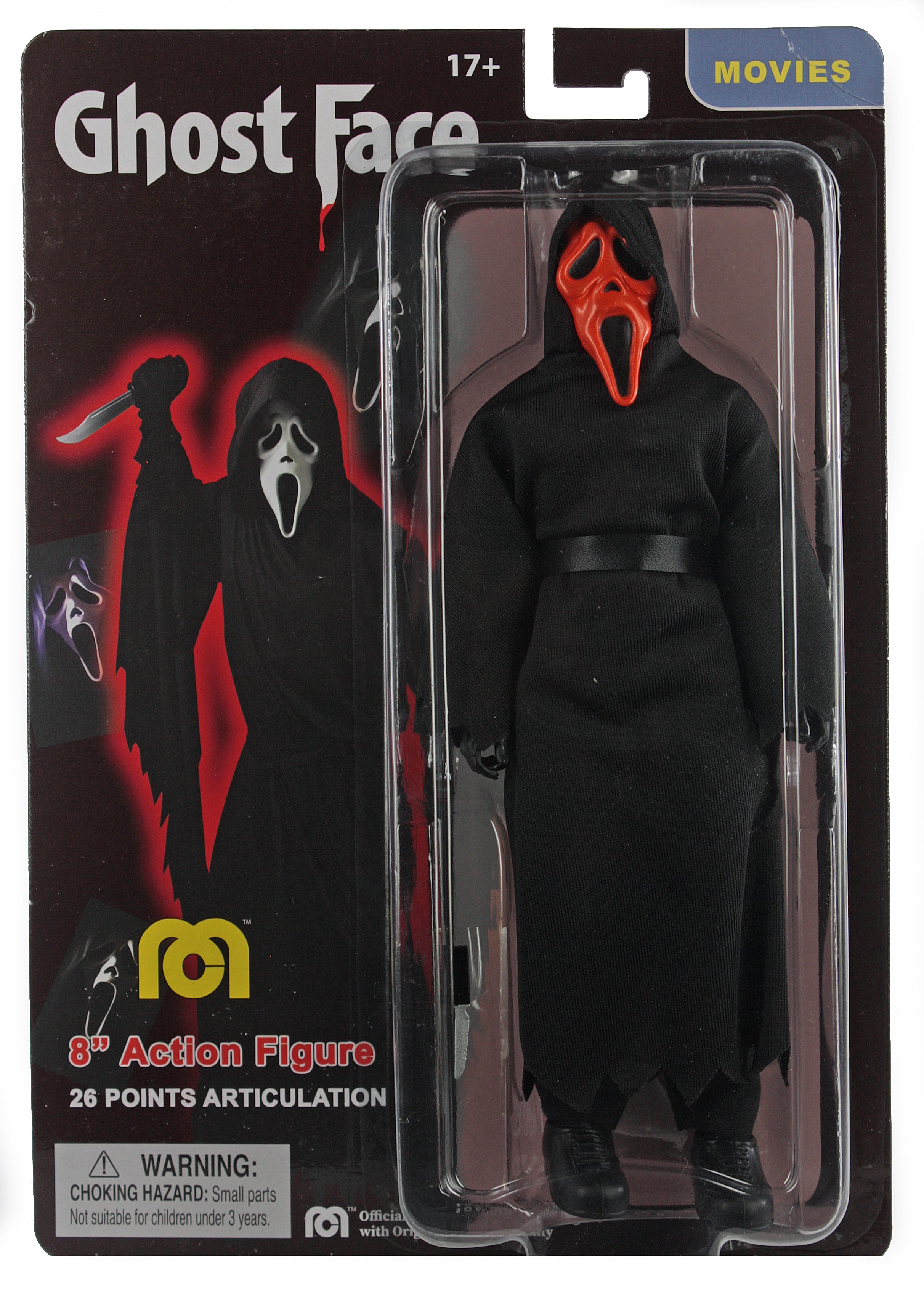 Mego Movies Wave 17 - Ghostface (Assorted Skull Face Colors) 8" Action Figure