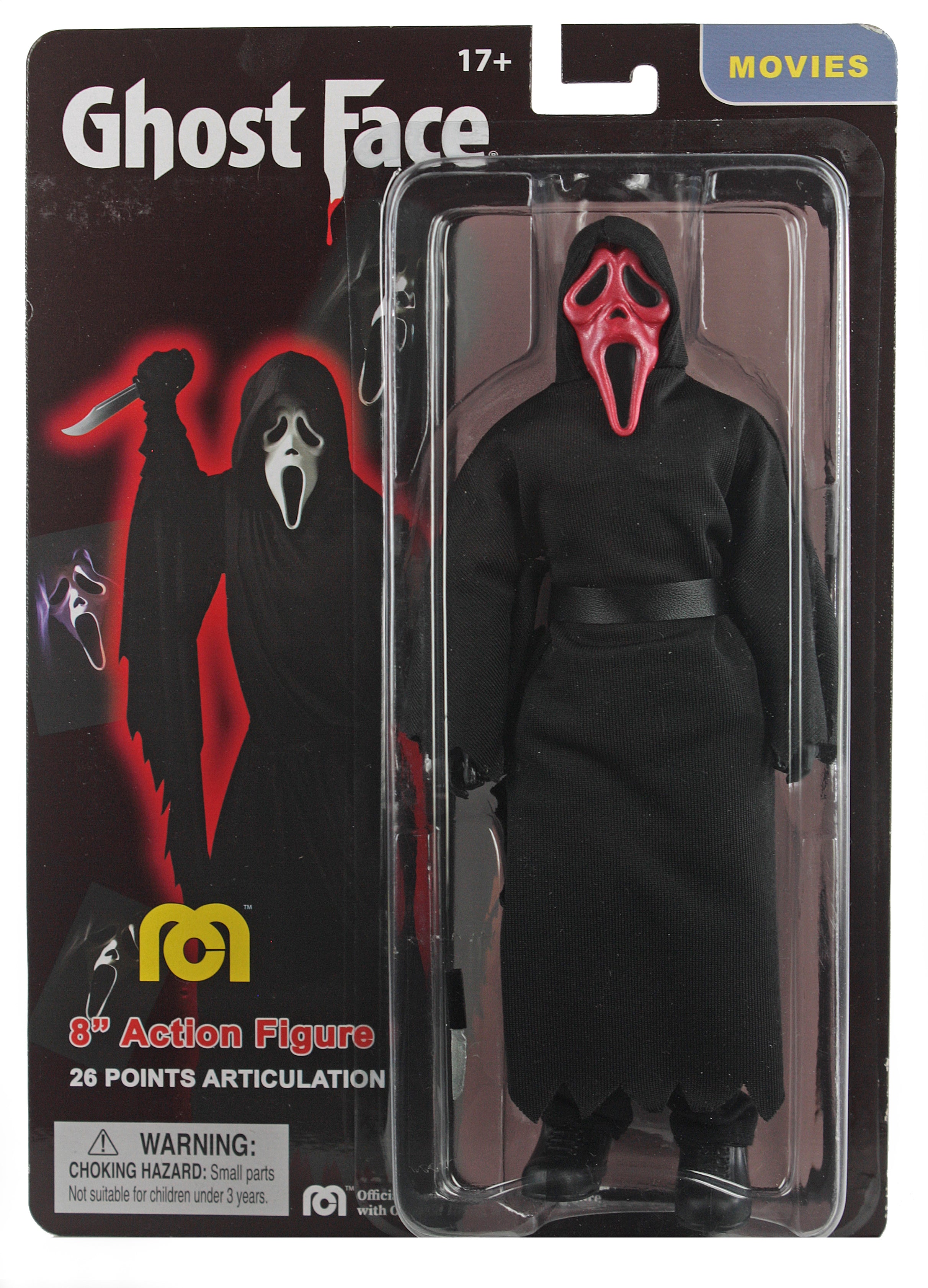Mego Movies Wave 17 - Ghostface (Assorted Skull Face Colors) 8" Action Figure