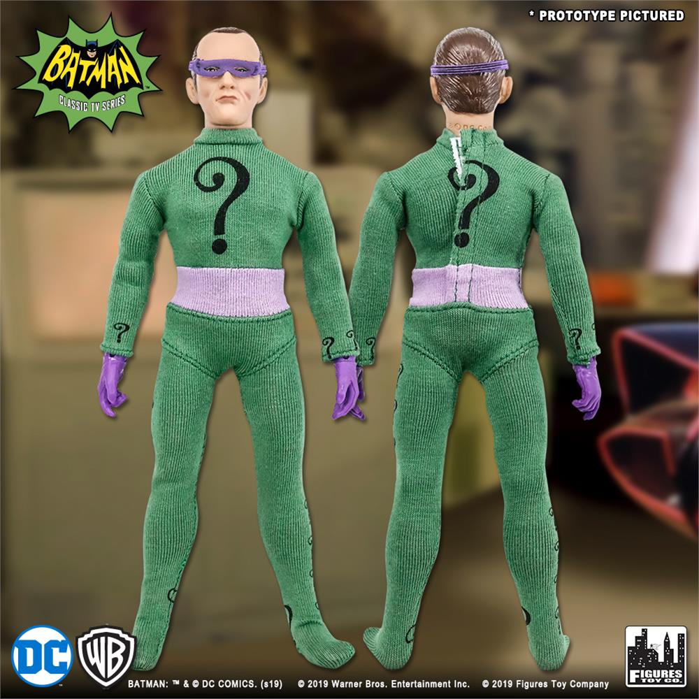 Batman Classic TV Series- The Riddler with Removable Mask 8" Action Figure - Zlc Collectibles