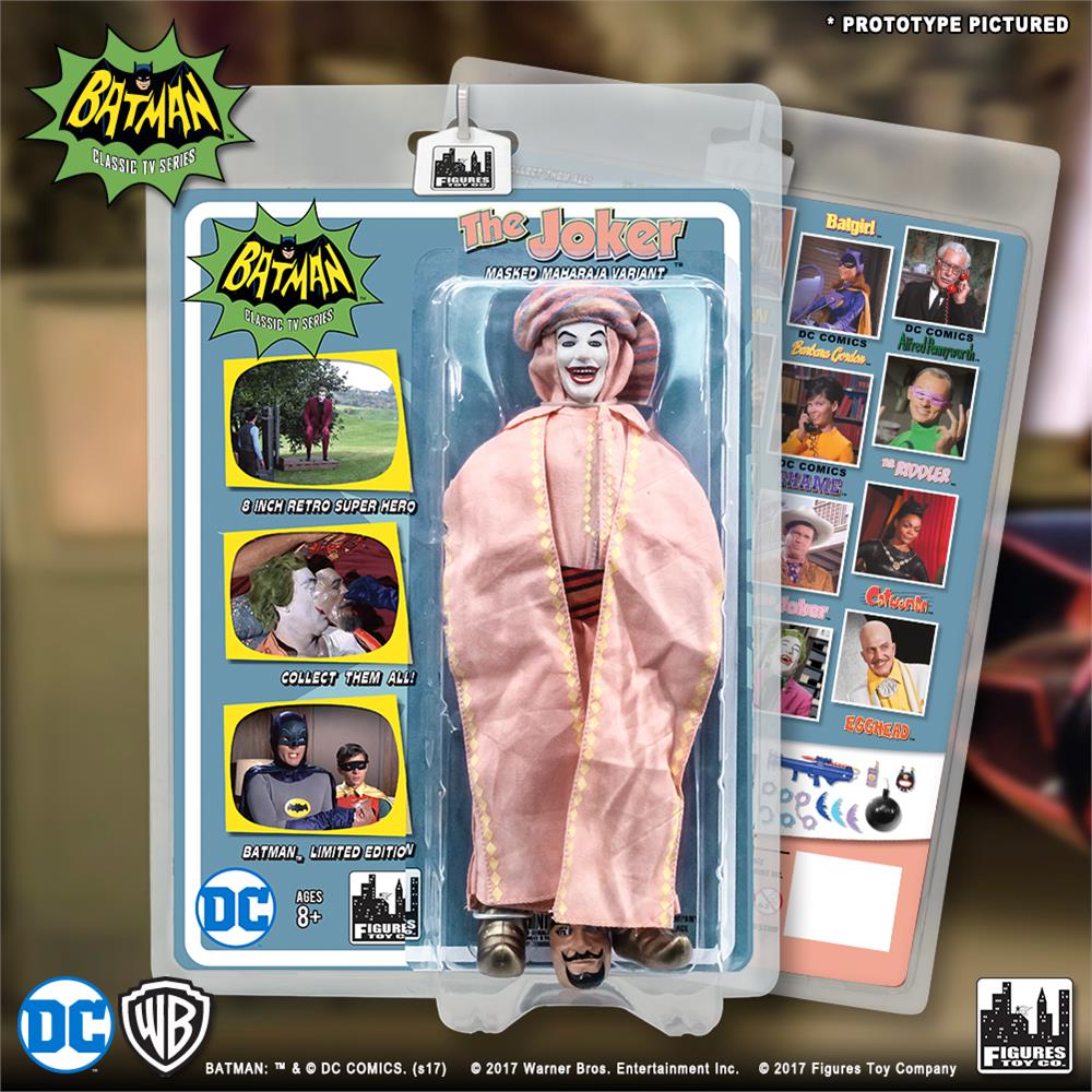 Batman Classic TV Series - The Joker Masked Maharaja (Variant) 8" Action Figure - Zlc Collectibles