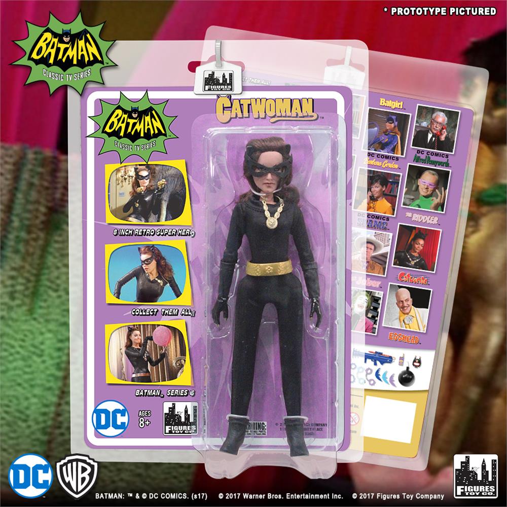 Batman Classic TV Series - Catwoman (Julie) 8" Action Figure - Zlc Collectibles