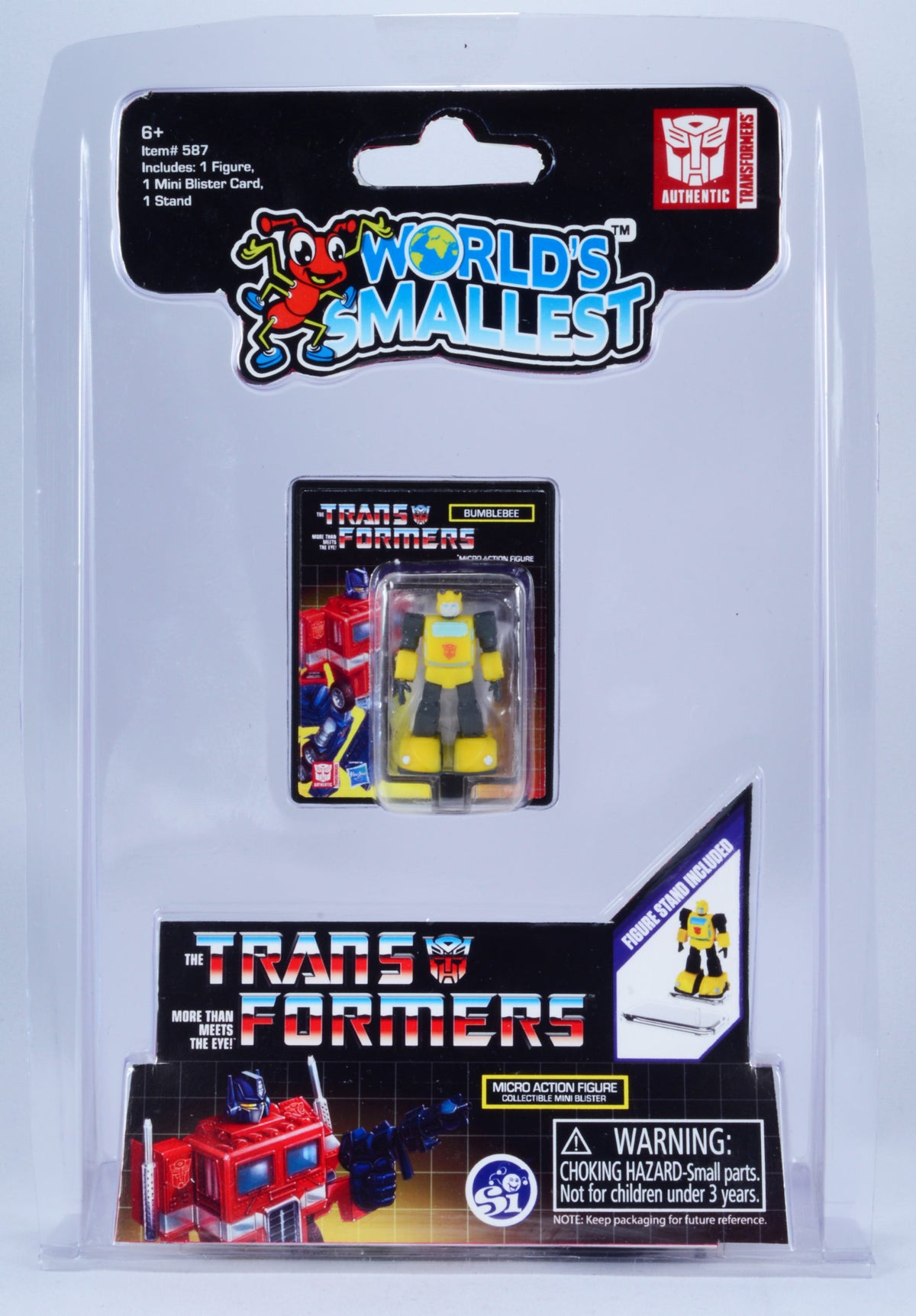 World's Smallest Transformers Bumblebee Micro Action Figure - Zlc Collectibles