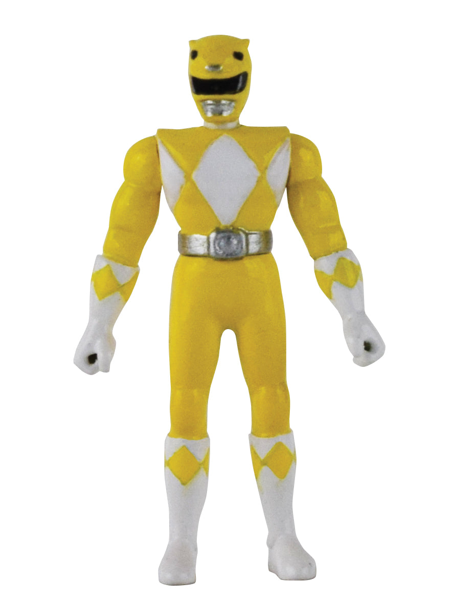 World's Smallest Power Rangers Yellow Ranger Micro Action Figure - Zlc Collectibles