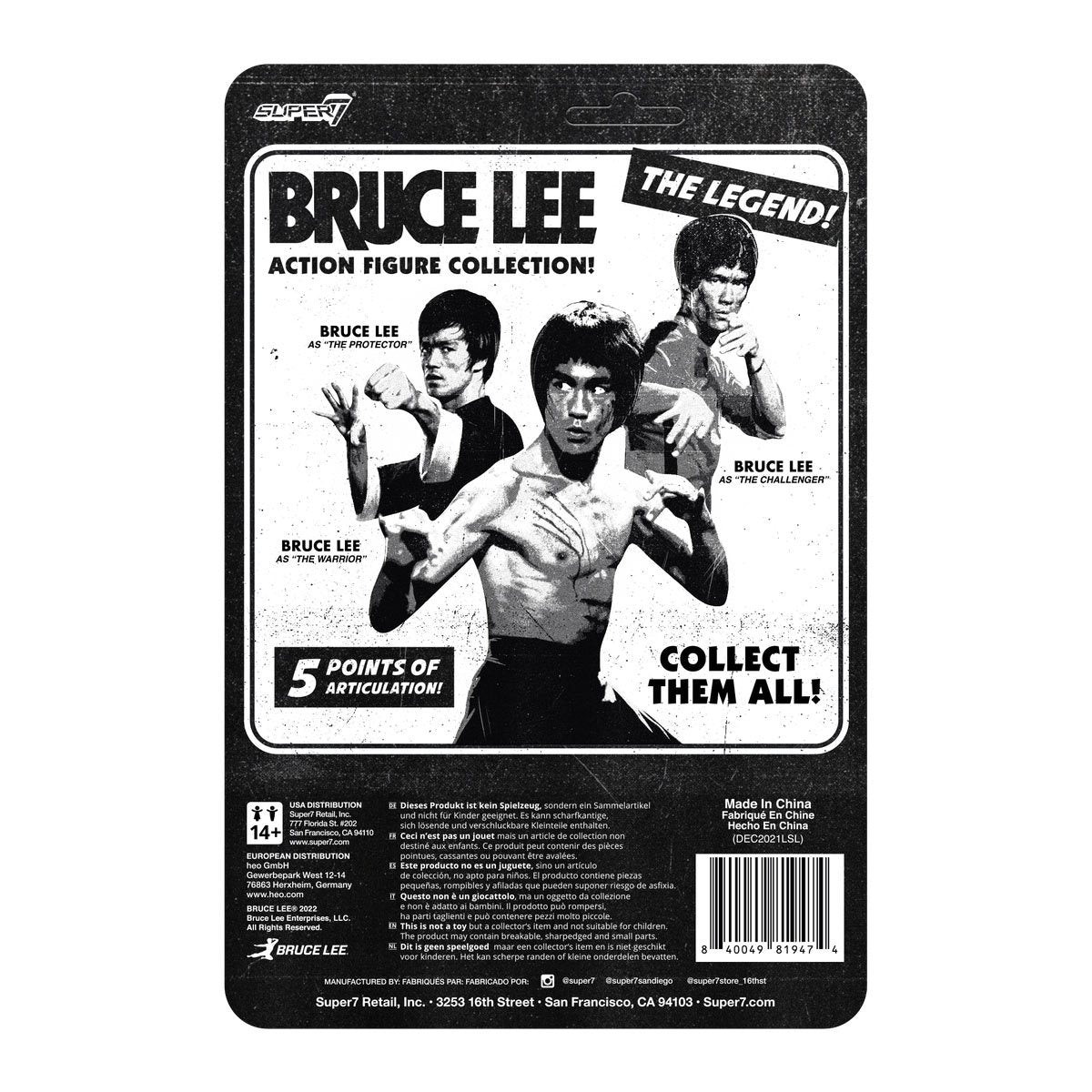 Bruce Lee ReAction Figure - Bruce Lee as "The Challenger"
