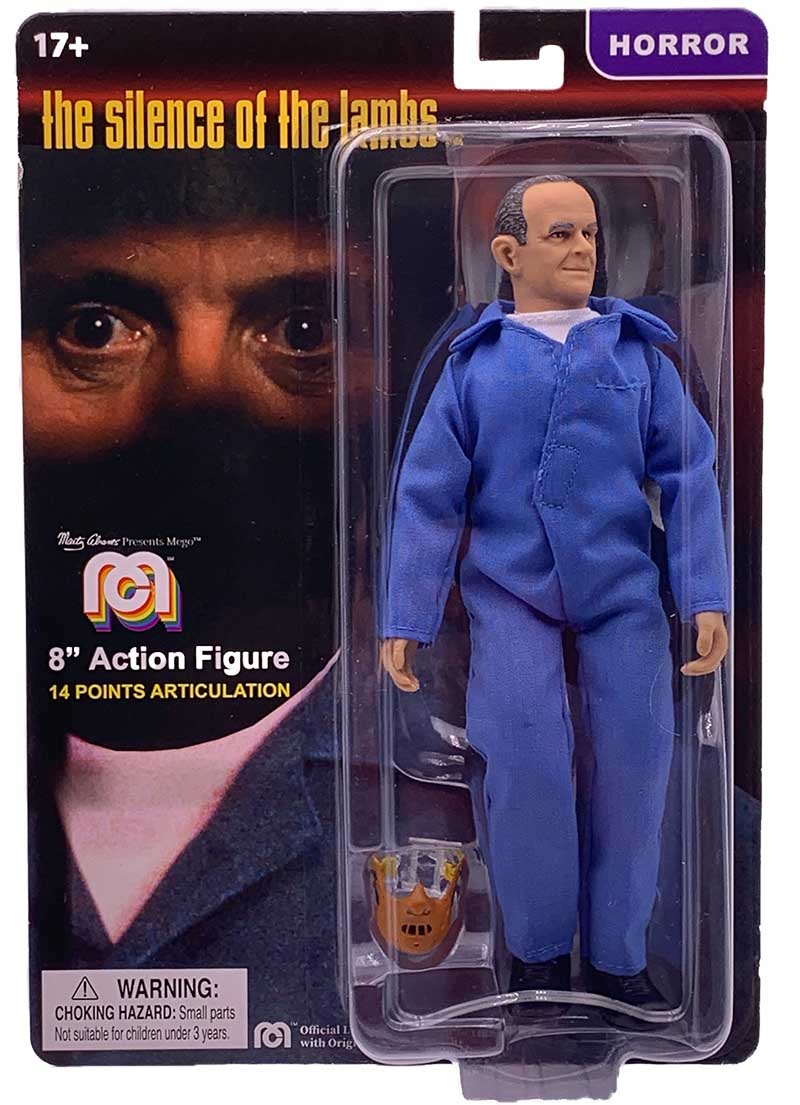 Mego Horror Wave 8 - Silence Of The Lambs - Hannibal Lecter 8" Action Figure - Zlc Collectibles