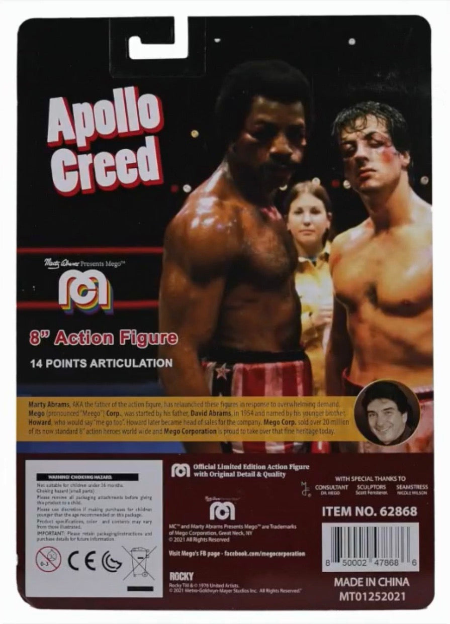 Mego Movies Wave 12 - Apollo Creed 8" Action Figure - Zlc Collectibles