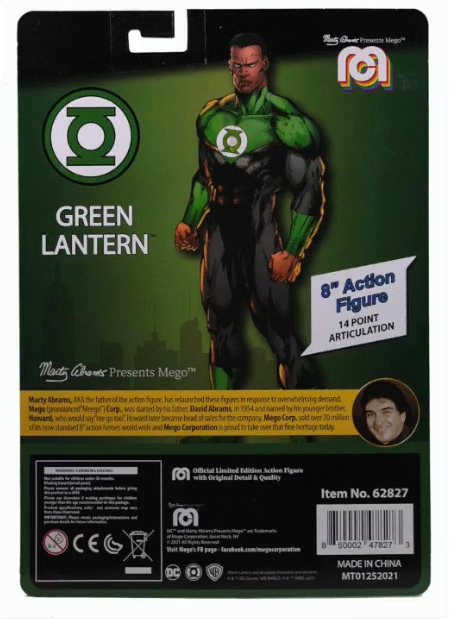 Mego DC Wave 12 - Green Lantern 8" Action Figure - Zlc Collectibles