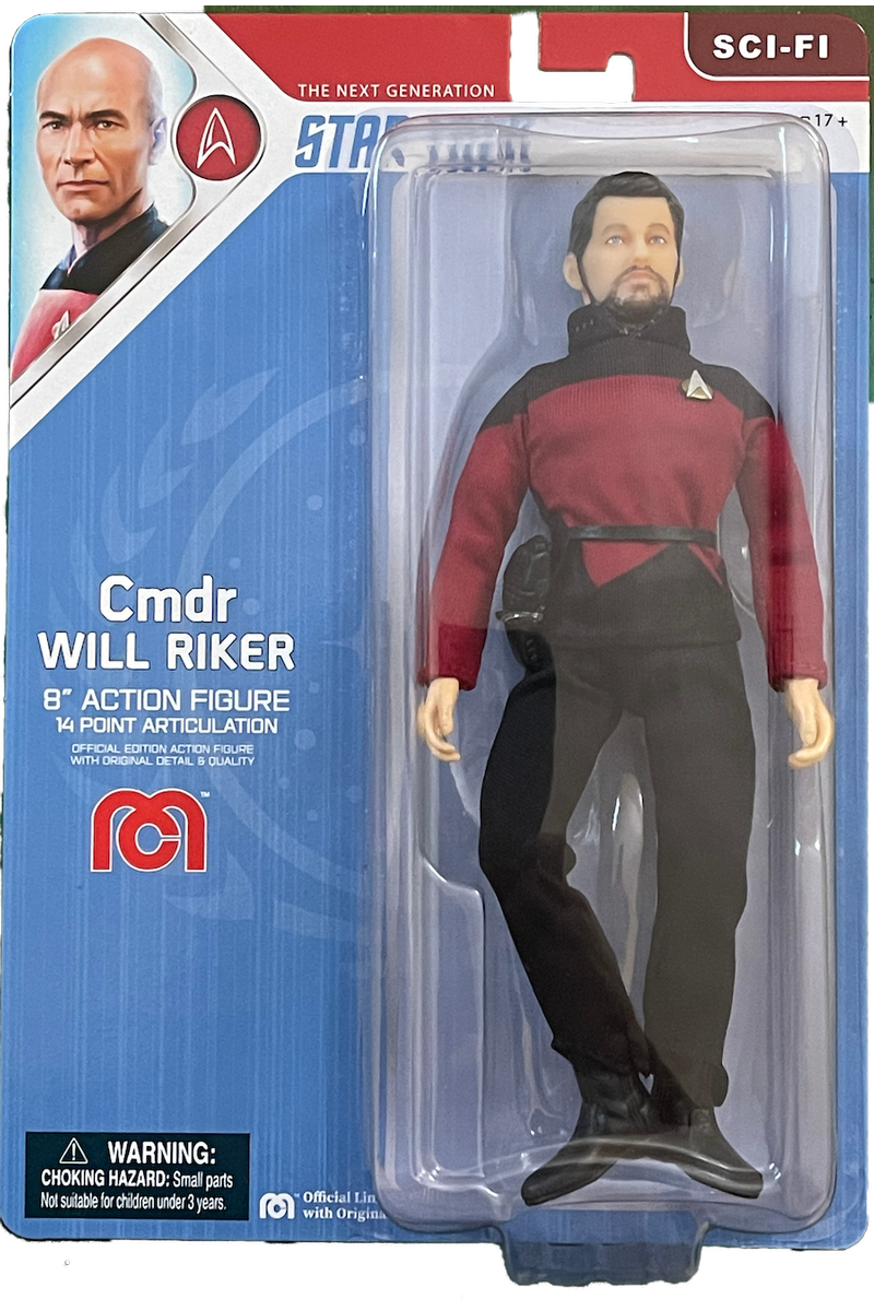 Mego Star Trek Wave 13 - Will Riker 8" Action Figure - Zlc Collectibles
