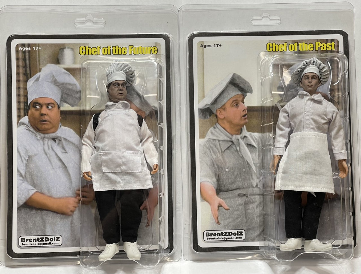 Brentz Dolz The Honeymooners “Chef Of The Future” 8" Action Figures 2-Pack
