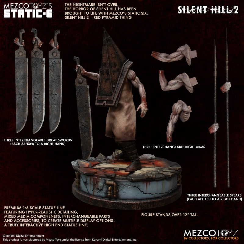 Static-6 - Silent Hill II: Red Pyramid Thing Figure (Pre-Order Ships August 2023)