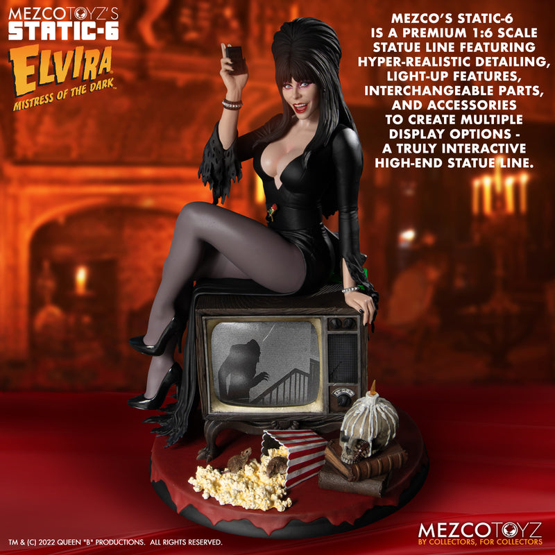 Static-6 - Elvira Mistress of the Dark Figure (Pre-Order Ships August 2023)